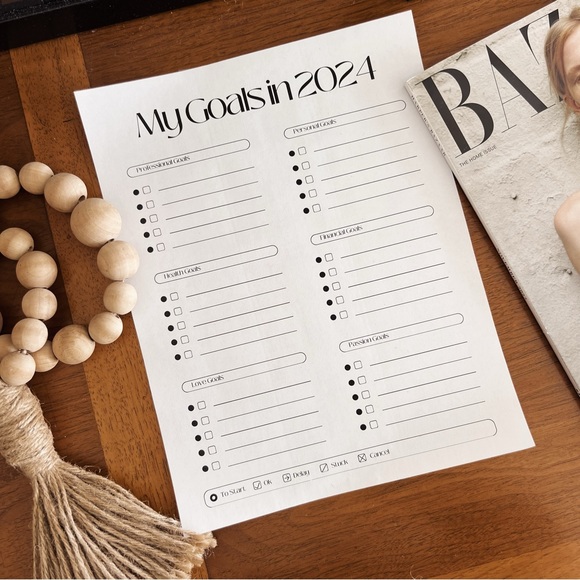 SOLD OUT ❌ 2024 GOALS + RESELLING TRACKER PACK 💵 - Picture 3 of 6